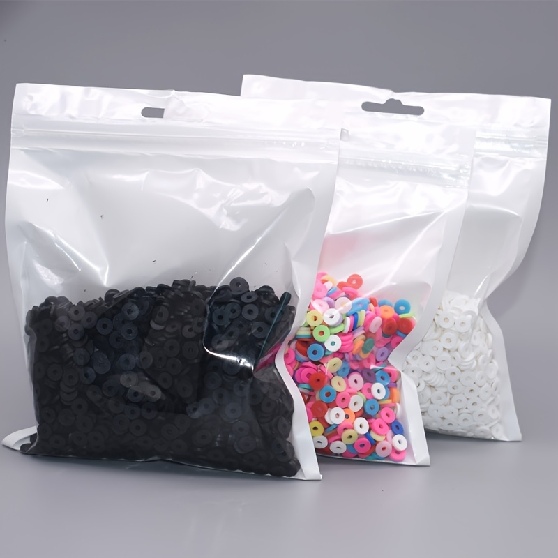 Bag White Black Mix Color Diy Beads For Kits For Women Diy - Temu