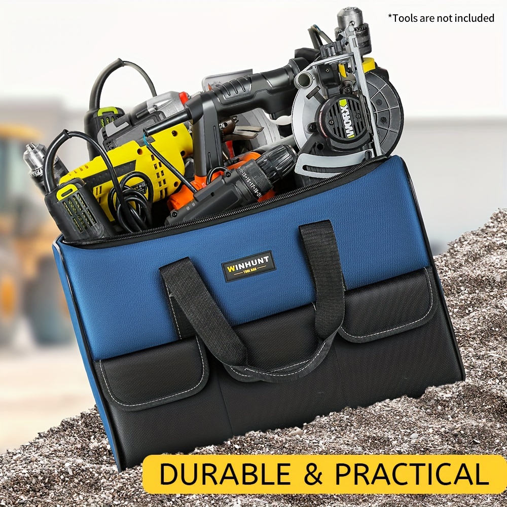 Heavy Duty Tool Storage Bag Top open Tool Bag With - Temu