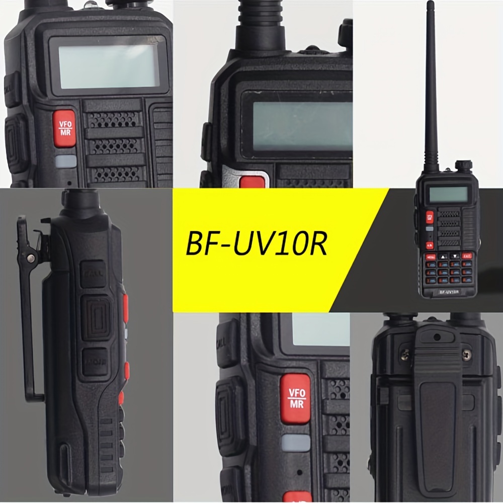2023 Baofeng High Powerful 3 Power Model Professional Portable Walkie Talkie Uv-10r V2 128 Channels Larger Capacity Battery Transceiver Dual Band Two Way Cb Ham Radio Transceiver Long Range
