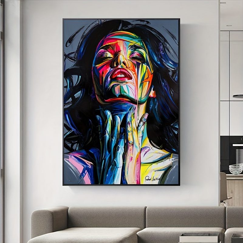 Fashion Women Art Canvas Painting And Graffiti Street Wall Art Posters And  Prints Decorative Picture For Living Room Home Decor - Buy Fashion Women Art  Canvas Painting And Graffiti Street Wall Art