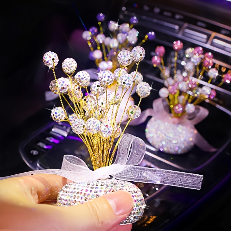Tableau de bord de voiture Fleur Diamant Tapis antidérapant pour