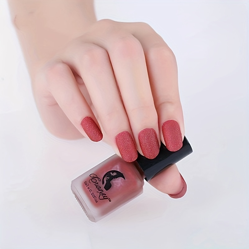 Matte Nail Polish Quick Dry No Bake Lacquer Home Salon Nail Art DIY