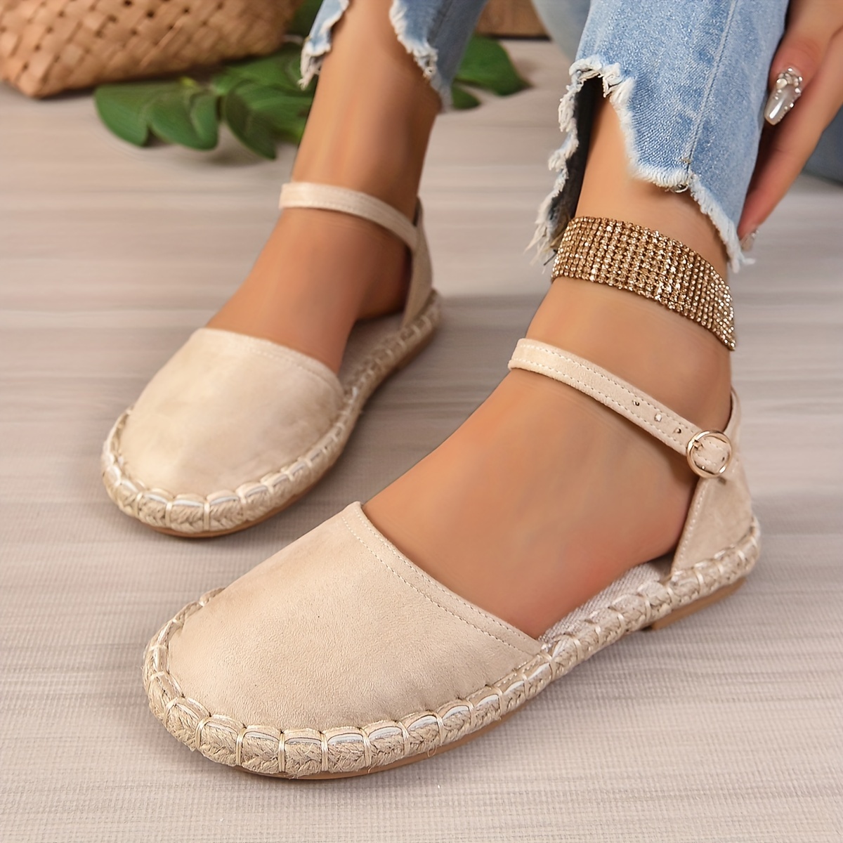 Flat wedge online espadrilles