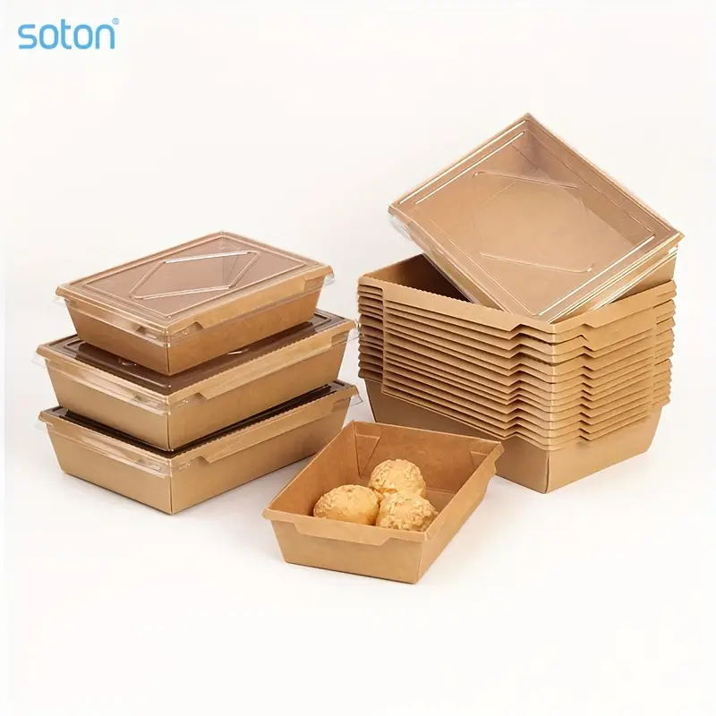 Disposable Craft Food Containers Lunch Boxes Take Away Boxes - Temu