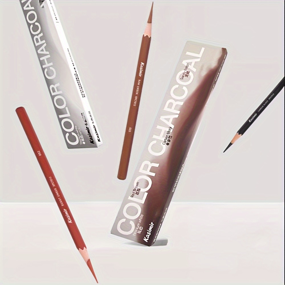 Professional Colored Charcoal Pencil Drawing Set - Temu