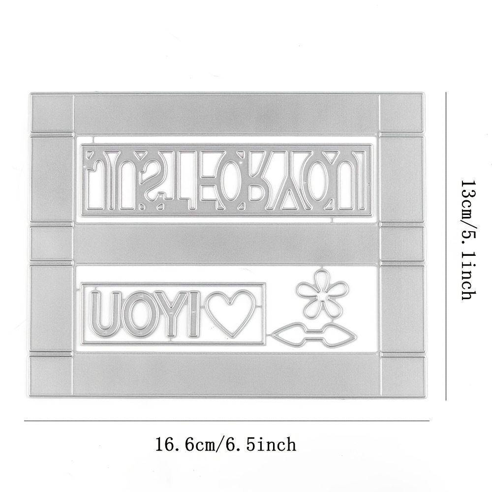 Image of Gift Box Frame Cutting Dies For Diy Crafting Scrapbooking Supplies Photo Album Decorative Paper Die Cuts Card Making Template Mold