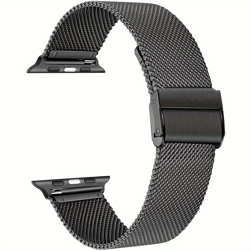 

Watch Bands Compatible With Apple Watch 38mm 40mm 41mm 42mm 44mm 45mm 49mm, Stainless Steel Mesh Strap For Iwatch Series Ultra/ultra 2 9/8/7/6/5/4/3/2/1 Se