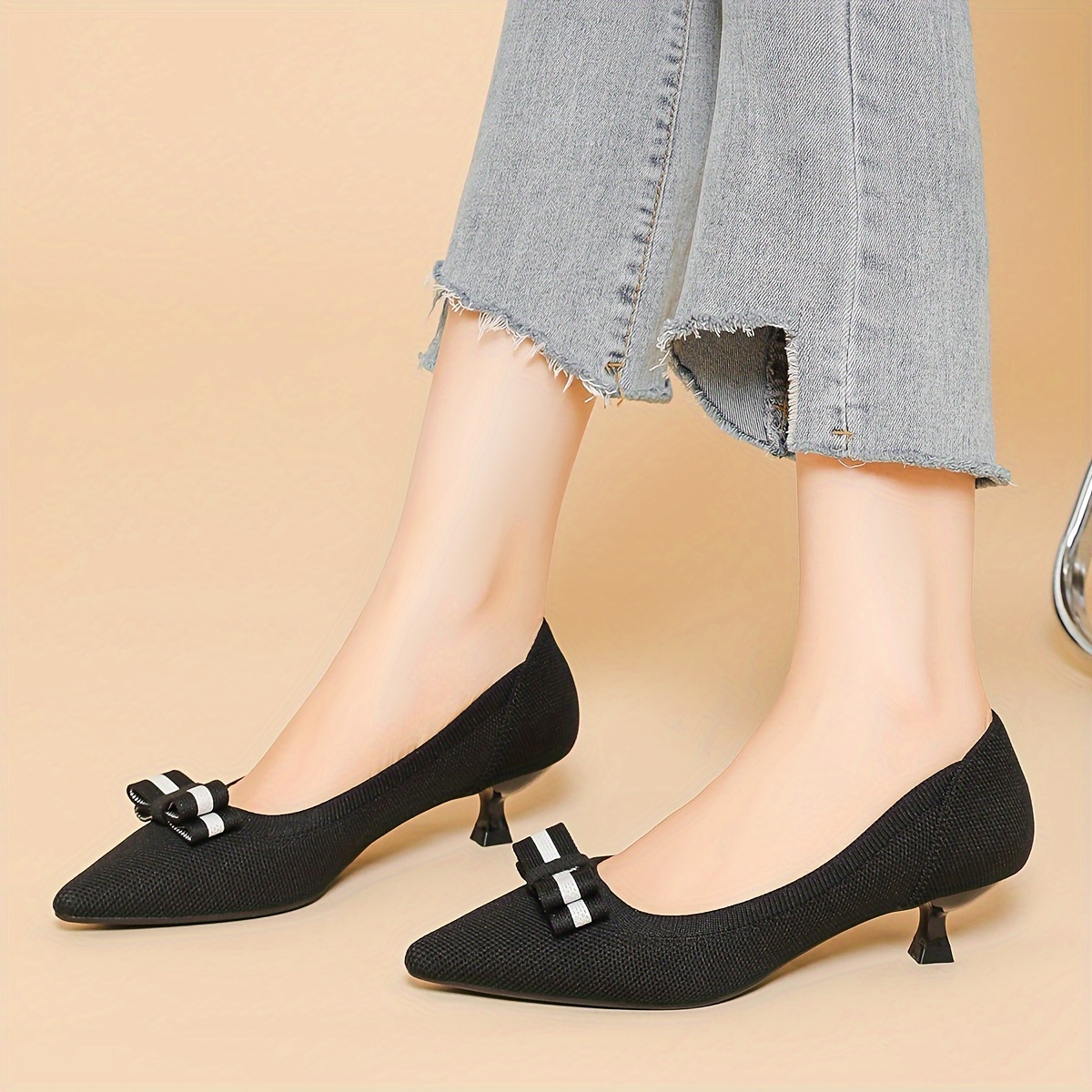 Comfy hot sale kitten heels