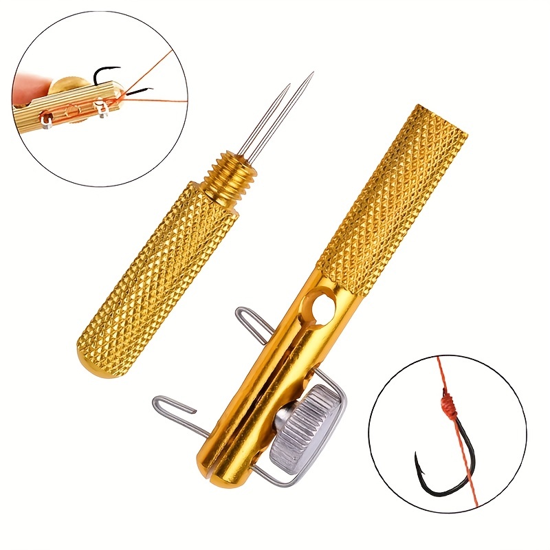 Tool For Tying Fishing Hooks, Snell Knot Tying Tool