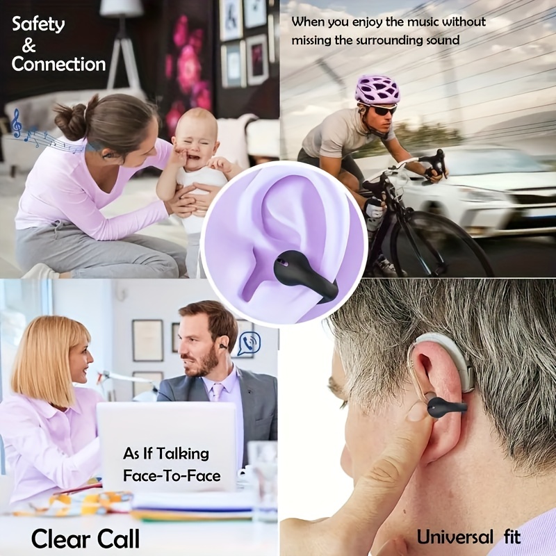 Auriculares Inal mbricos O do Abierto Auriculares Clip Temu Mexico