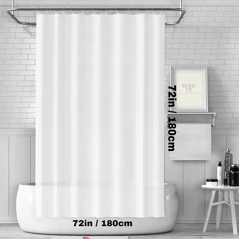 Heavy Duty Shower Curtain Water resistant Shower Curtain 12 - Temu Canada