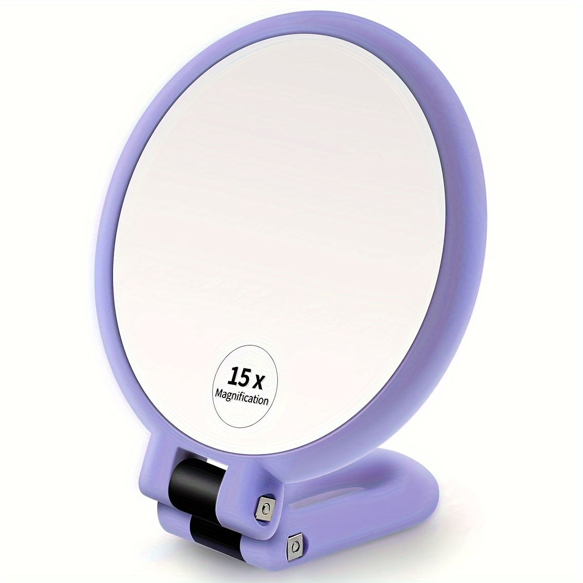 Espejo Baño Compacto Espejo Belleza Redondo Aumento 10x 15x - Temu