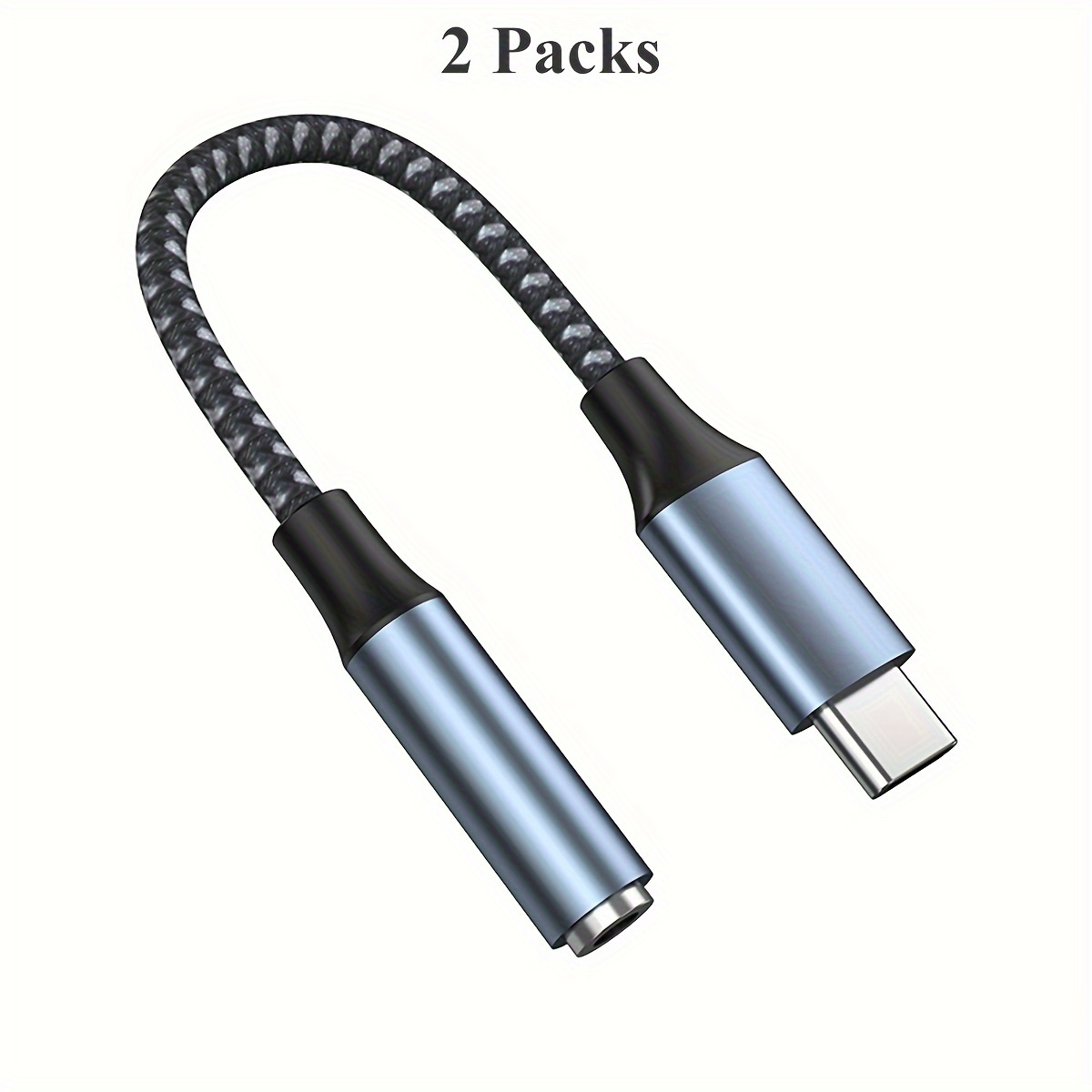 USB Type C to 3.5mm Female Headphone Jack Adapter USB C to Aux Audio Dongle