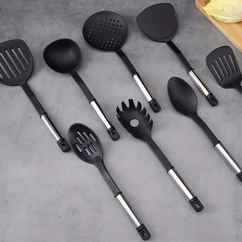 Cooking Utensil Set Kitchen Shovel Spoon Tool Plastic Nylon - Temu