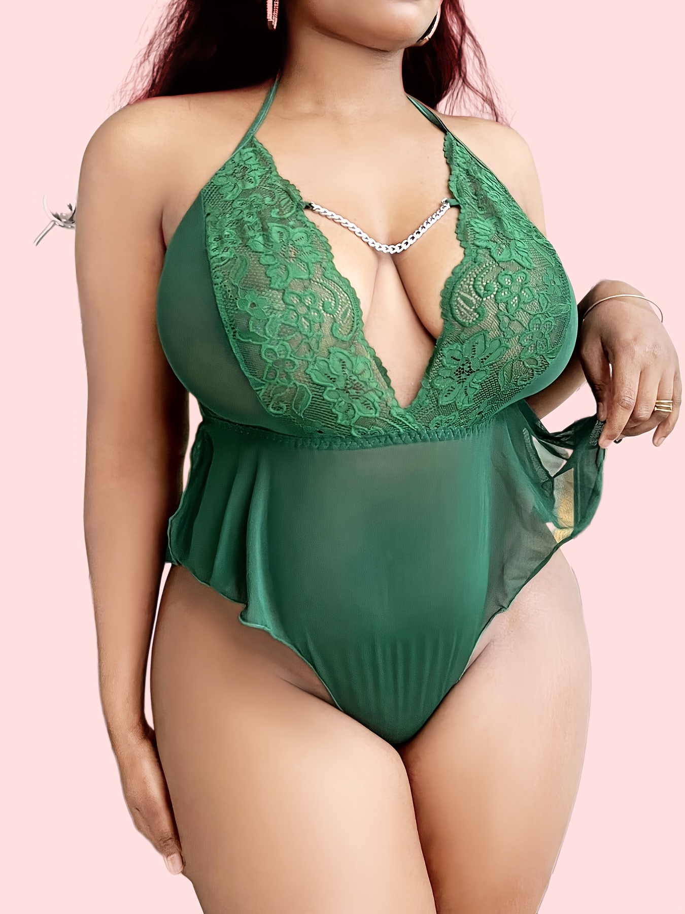 Plus Size Sexy Lingerie Bodysuit – Fashion Damsel