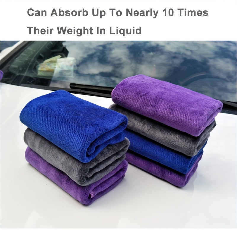 Microfiber Towels For Cars Extra Thick Car Microfiber Drying - Temu