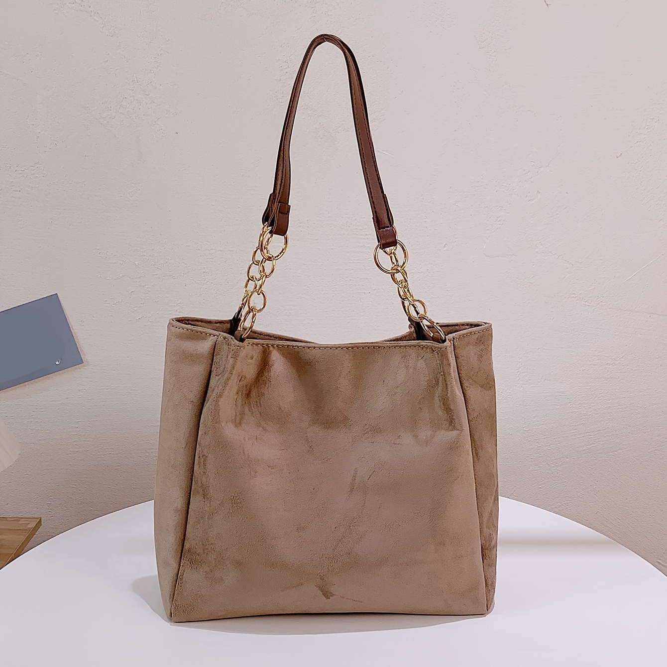 Segater Women's Multicolor Tote Handbag Genuine Leather Color Matching Design Hobo Crossbody Shoulder Bag Purses