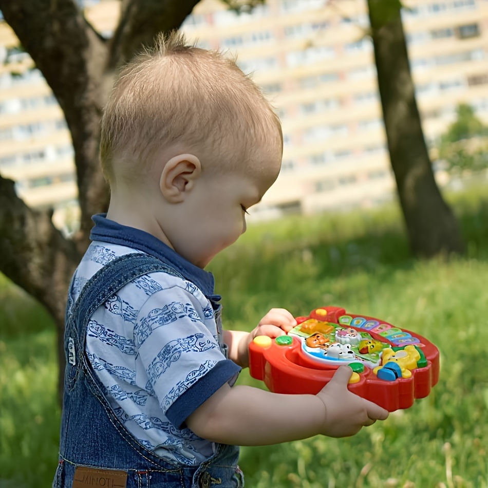 kids musical toy with animal sound kids piano keyboard electric flashing music instrument early educational toys for children 3