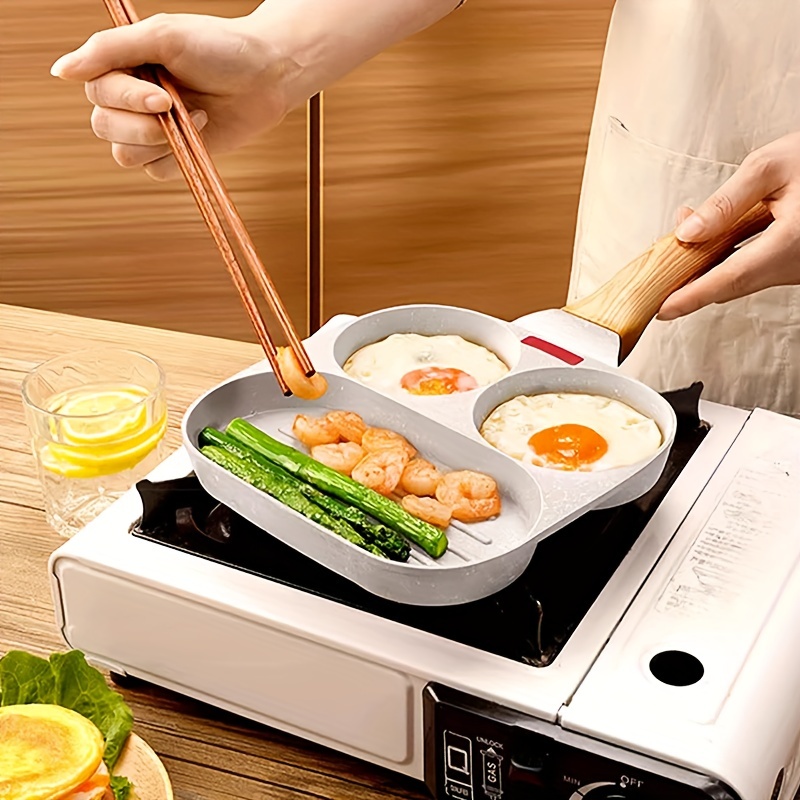 1pc 5.9inch*7.08inch Omelette Pan, Non-stick Coating Egg Roll Pan, Square  Mini Frying Pan, Multi-purpose Pan, Breakfast Cookware