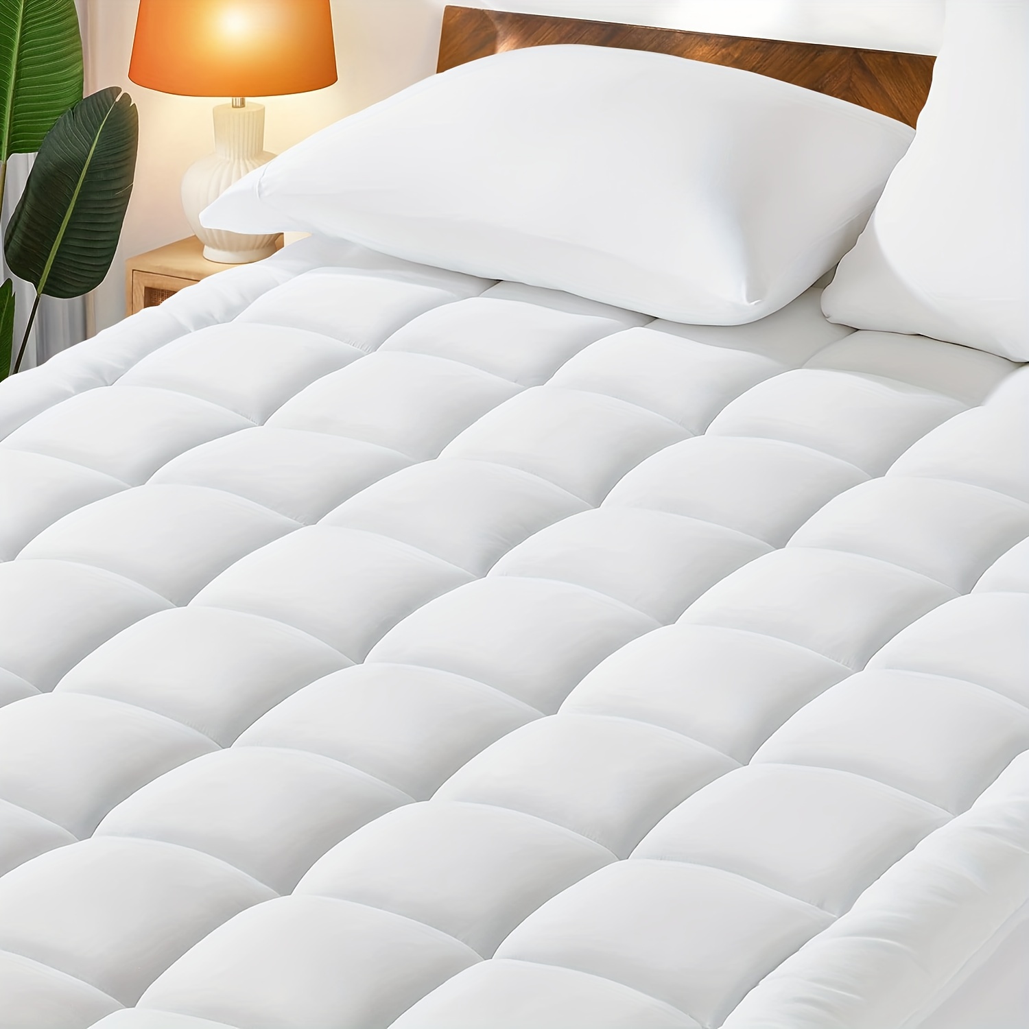 King Premium Waterproof Mattress Protector, Soft Breathable Mattress Pad  Cover, Noiseless Waterproof Bed Cover - Stretch to 21 Fitted Deep Pocket