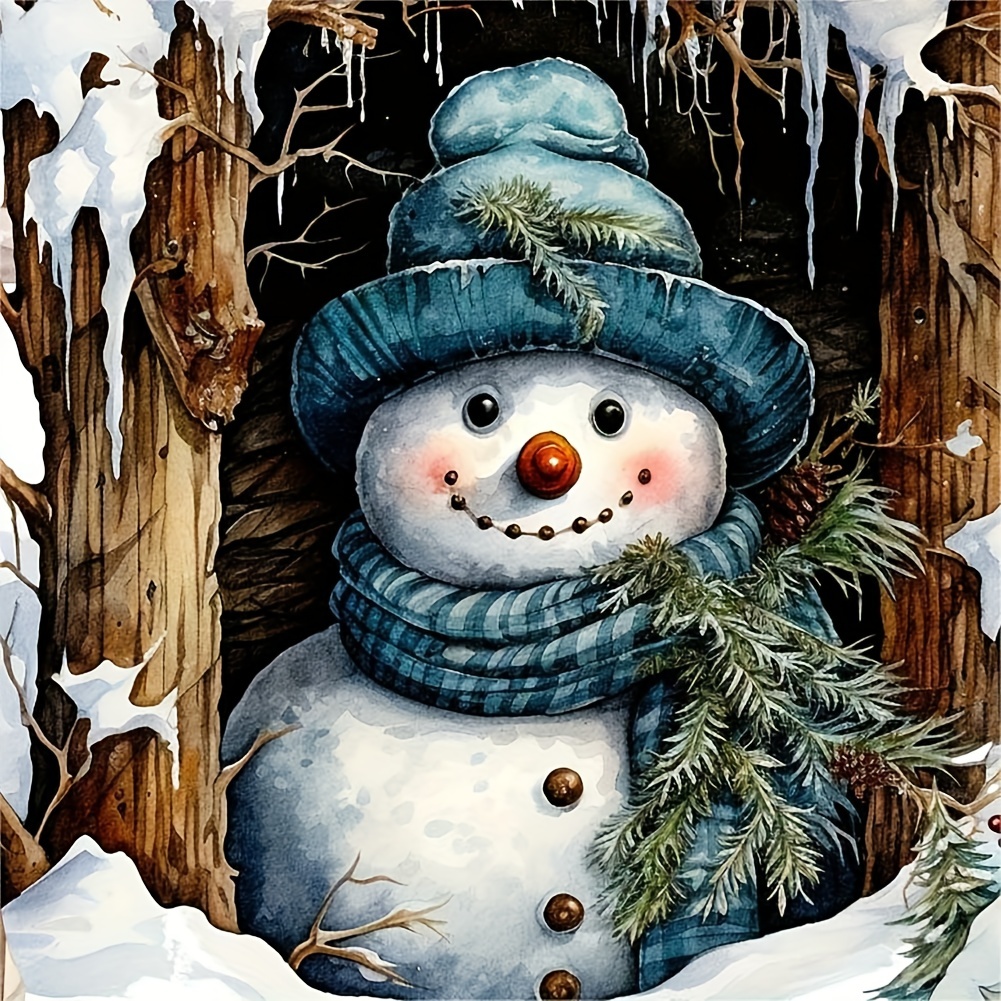 Snowman Christmas Diamond Painting Art – Best Diamond Paintings