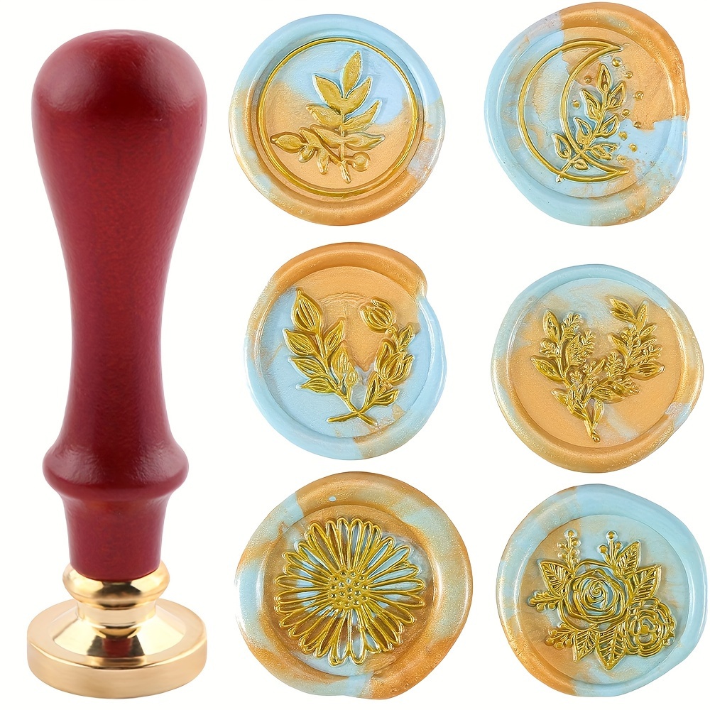 Wax Seal Stamp Heads Set Sealing Stamp Wax Brass Head+1 - Temu