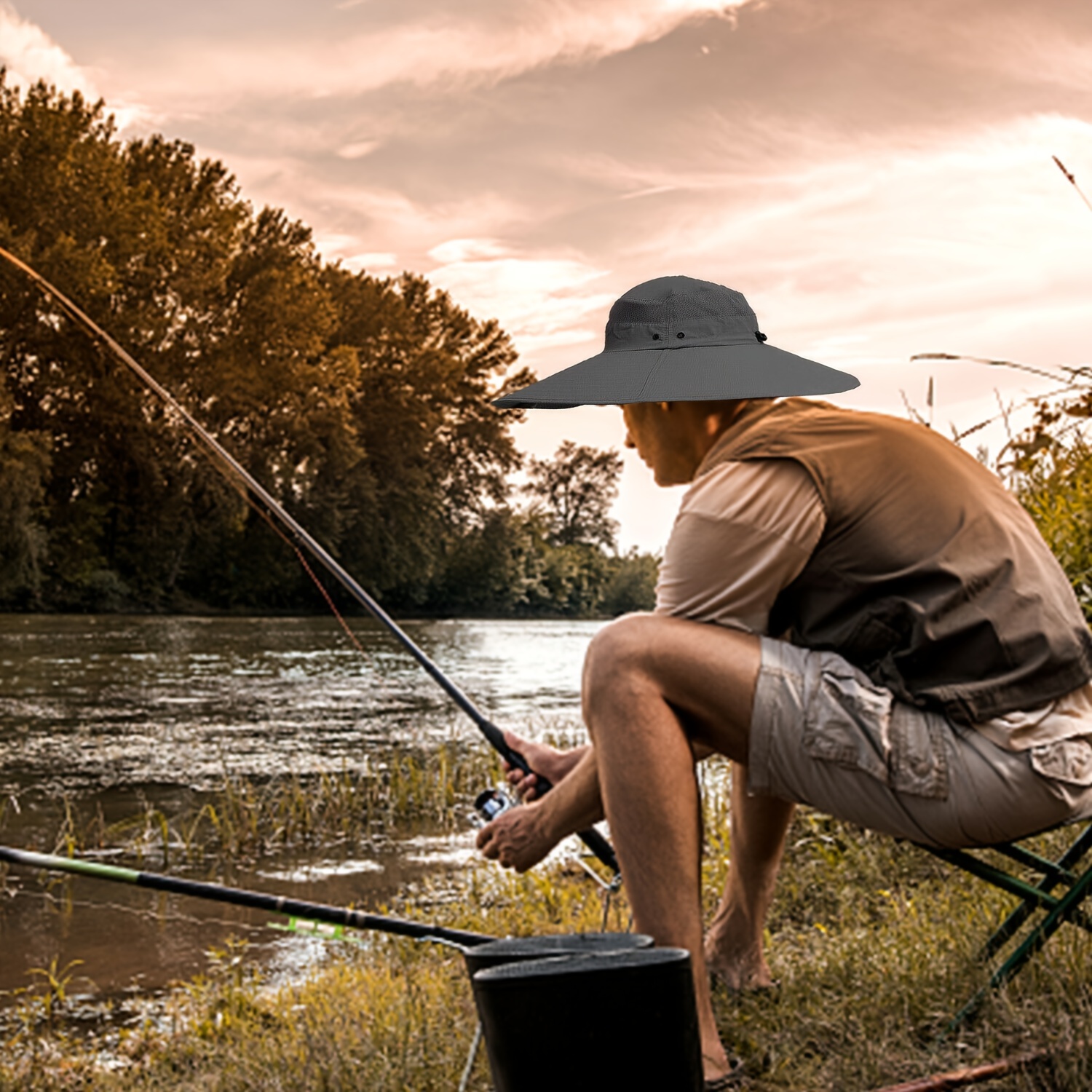 Bucket Hat - Fly Fishing