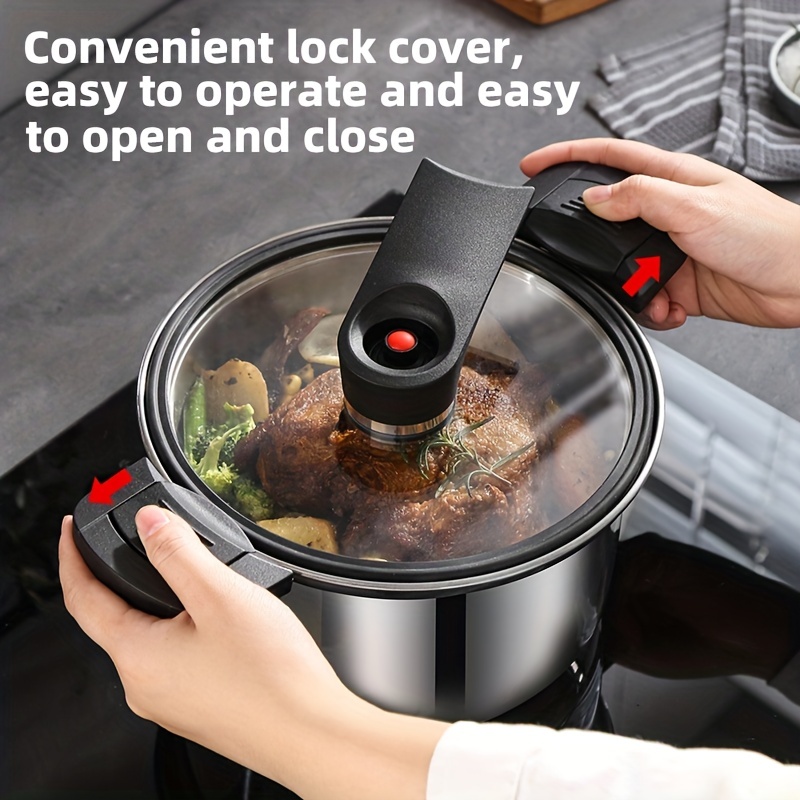 304 Stainless Steel Pressure Cooker Gas Stove Cooking Cookware