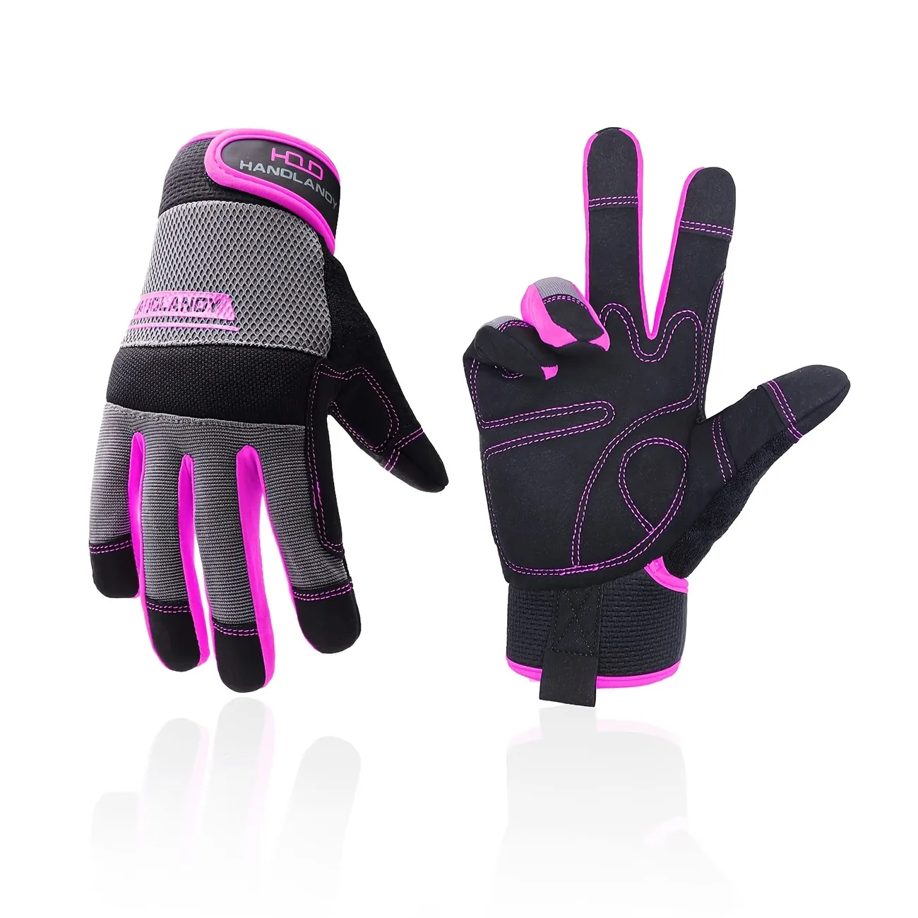 Перчатки для защиты от вибрации. Логотип перчатки Fuzz. Перчатки женские рабочие