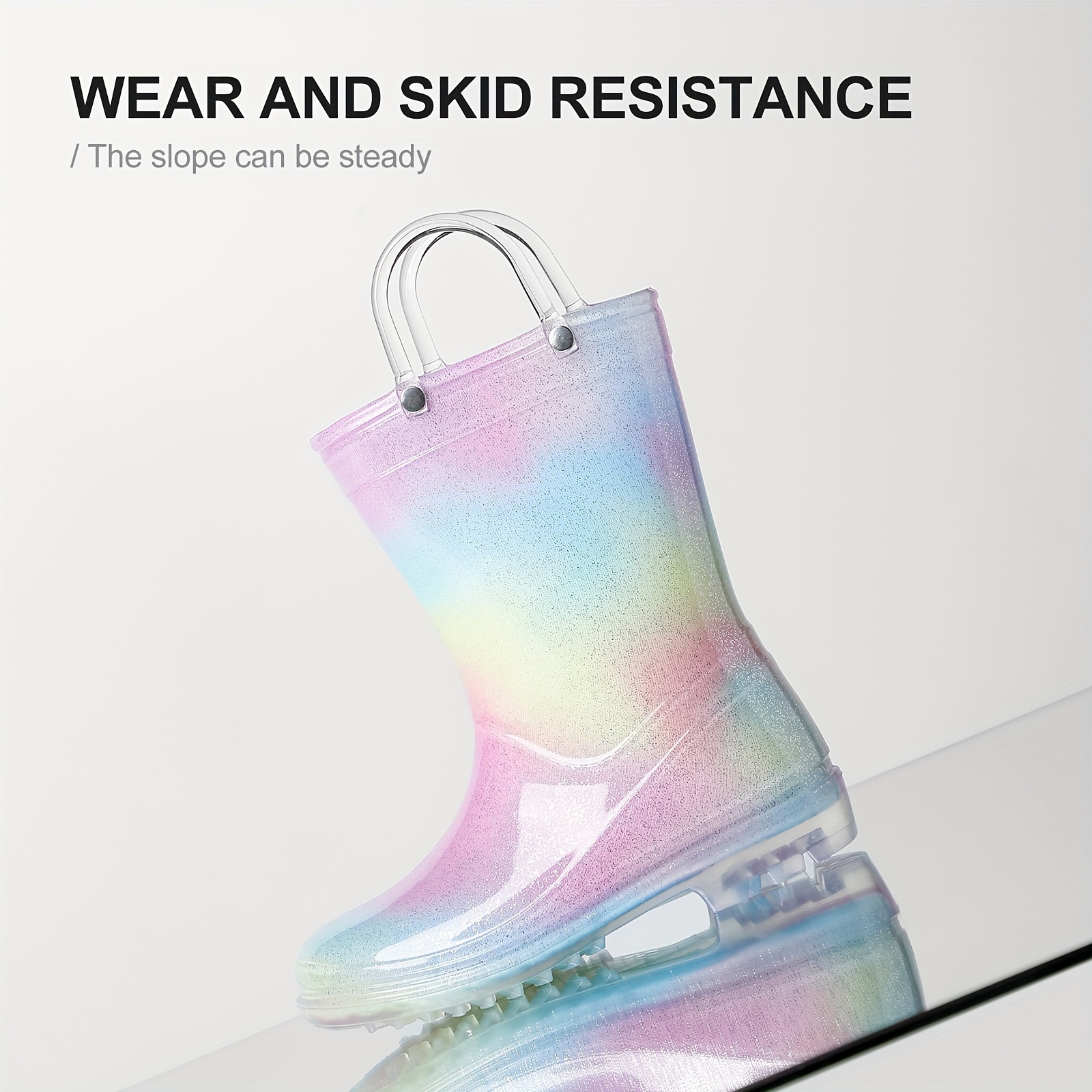 Iridescent hotsell rain boots