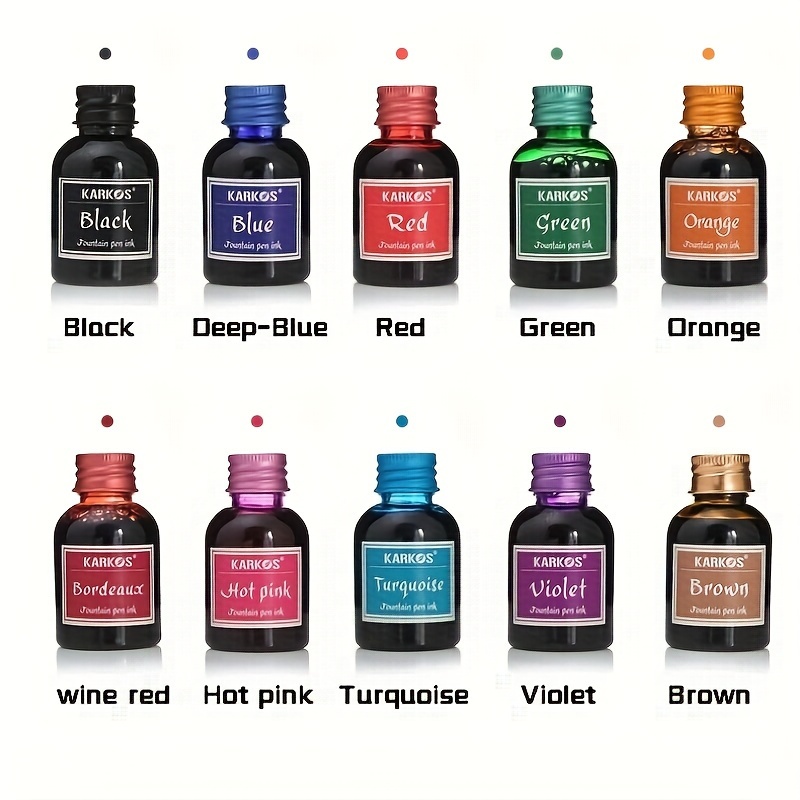 Water-Proof Pigment Fountain Pen Ink for Pen Manufacturer - China Premium  Green Fountain Ink, Carbon Calligraphy Ink