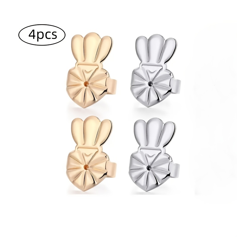 3 Pairs Earring Lifters Earring Backs For Droopy Ears Adjustable Crown  Earring Backs For Heavy Earring