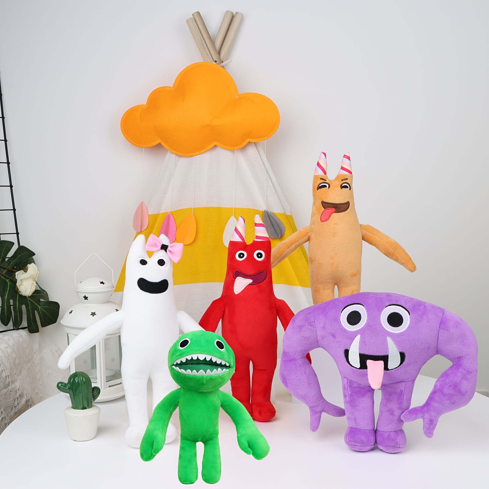 Rainbow Friends Plush,Baby Green Cute Animal Toy Cartoon Kids Doll Birthday  Gift