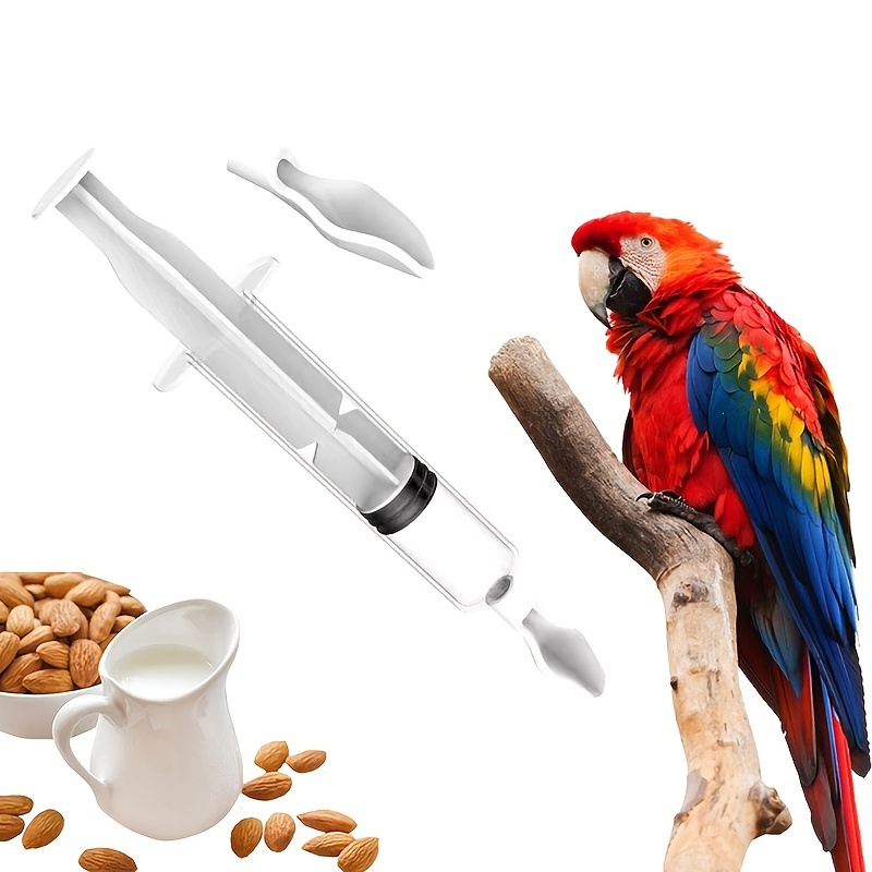 Bird Baby Feeder Plastic Feeding Tool Pet Milk Needle