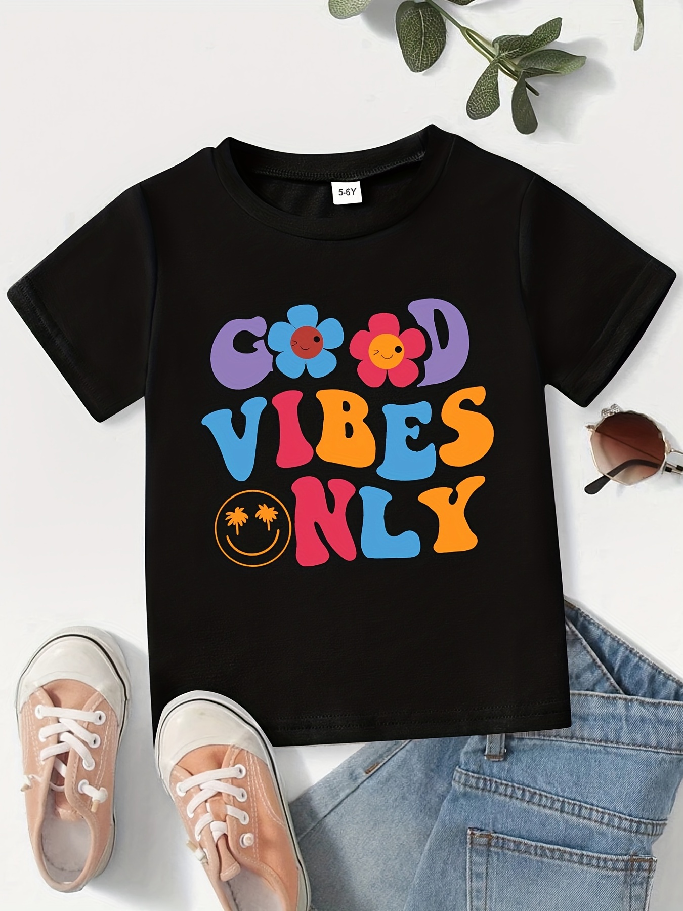 Girls Mesh Good Vibes Baseball Jersey, Red, Size 14-16 | Rainbow Shops