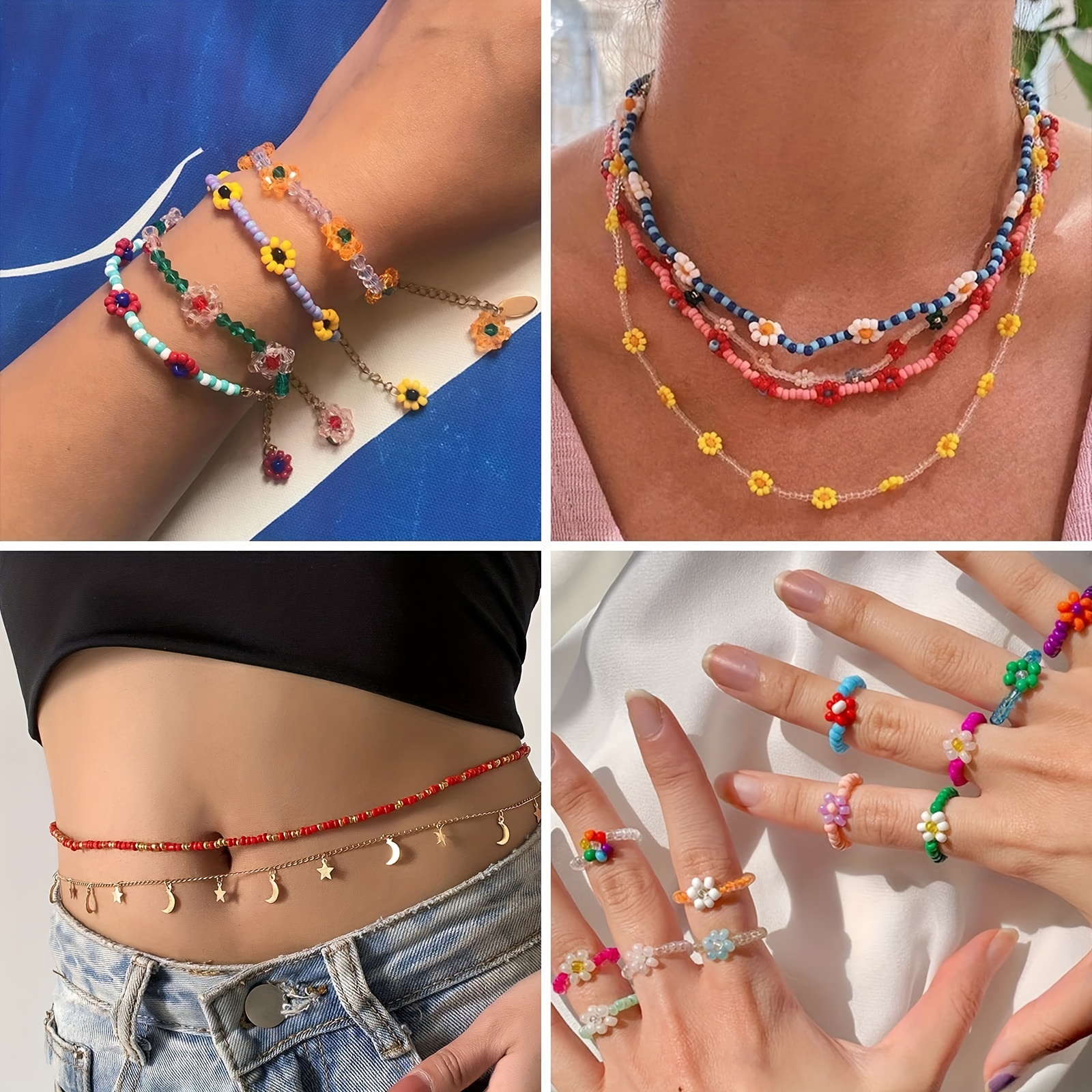 Glass Seed Beads And Letter Beads For Friendship Bracelets - Temu