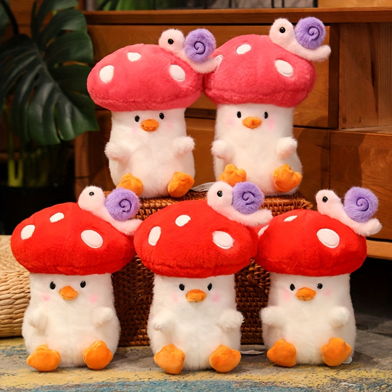 3d Mushroom Throw Pillows Funny Food Pillow Plush Toys - Temu