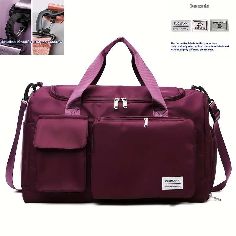 Travel Duffel Bag unisex Fitness Sports Gym Bag Portable - Temu
