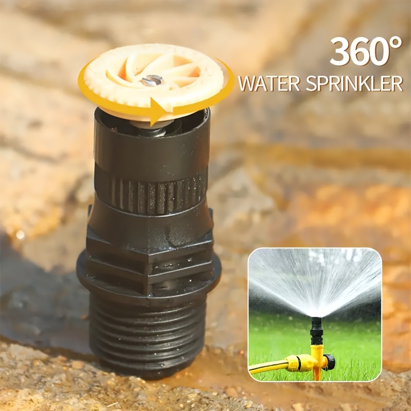 1pc 360 Degree Automatic Sprinkler, Lawn Irrigation Head Set