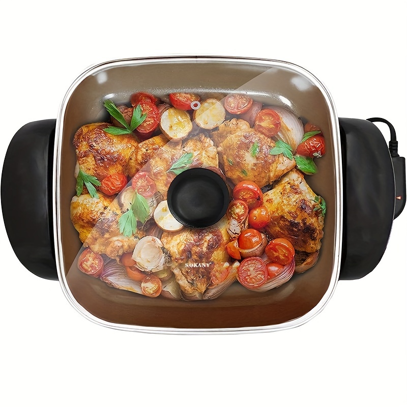 Stainless Steel Hot Pot Food Warmer Set Electric Nonstick - Temu