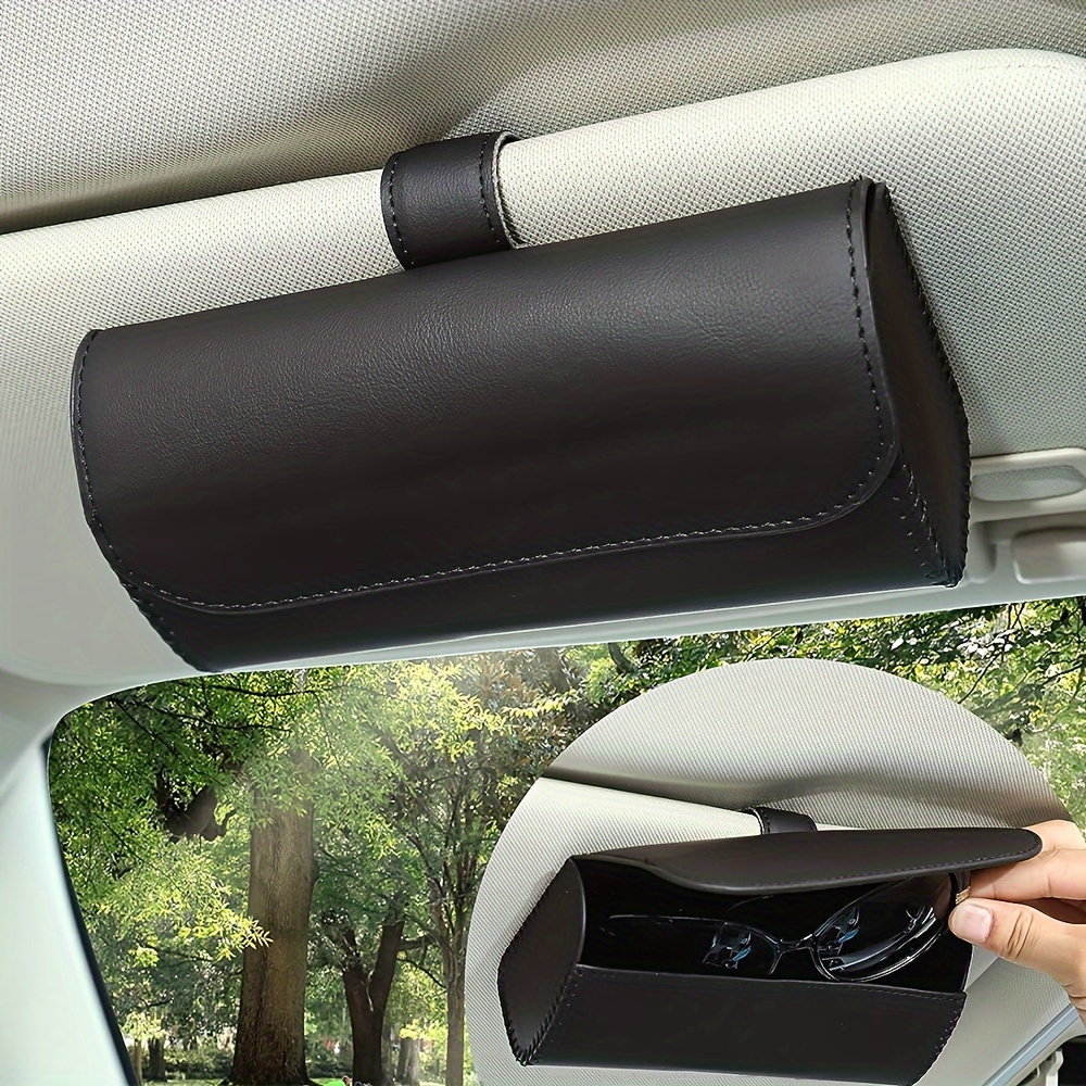 

Sunglasses Holder For Car, Eyeglasses Organizer Box, Vehicle Accessories, Glasses Storage Case For Men And Women