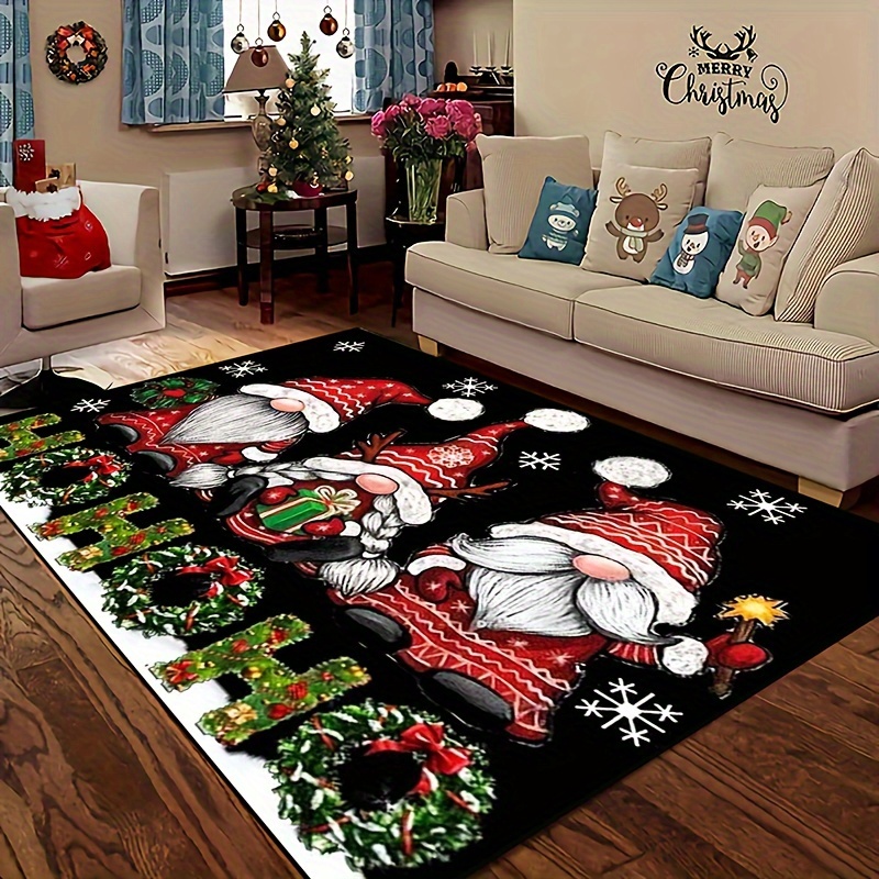 Christmas Faceless Gnome Kitchen Runner Rug Non Slip Rugs - Temu