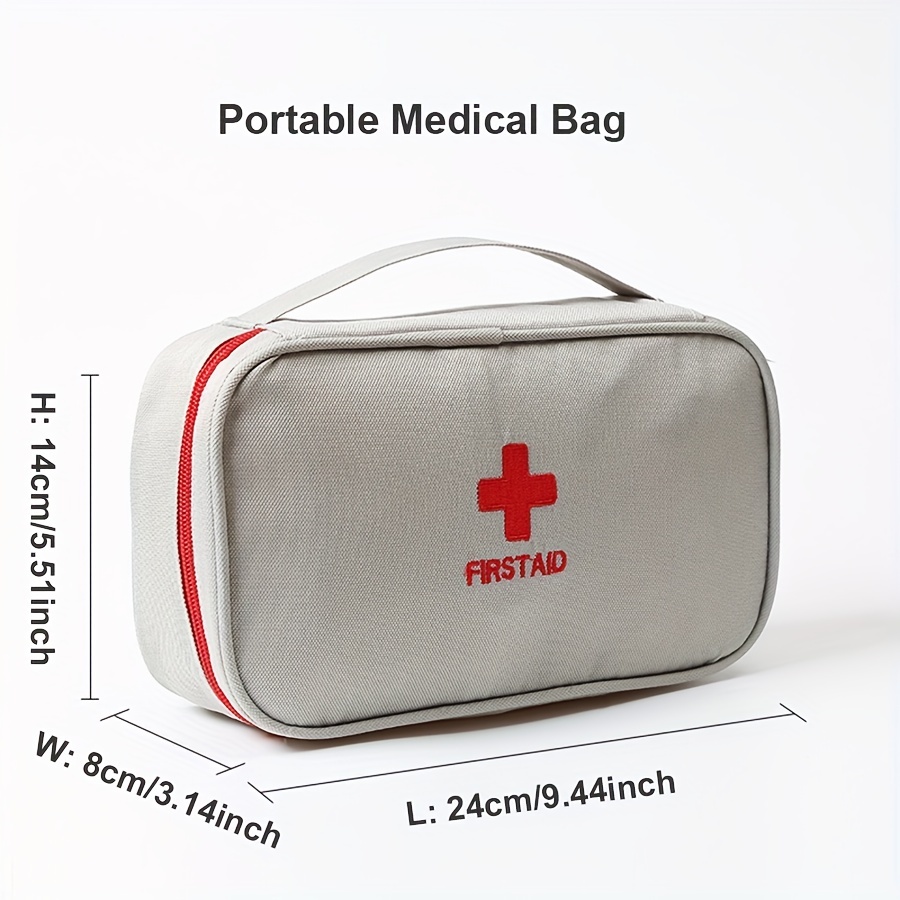Empty First Aid Kit Bag for Travel & Outdoor Use