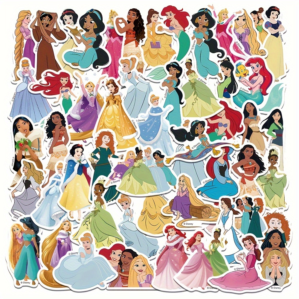 Cartoon Princess Graffiti Stickers - Temu