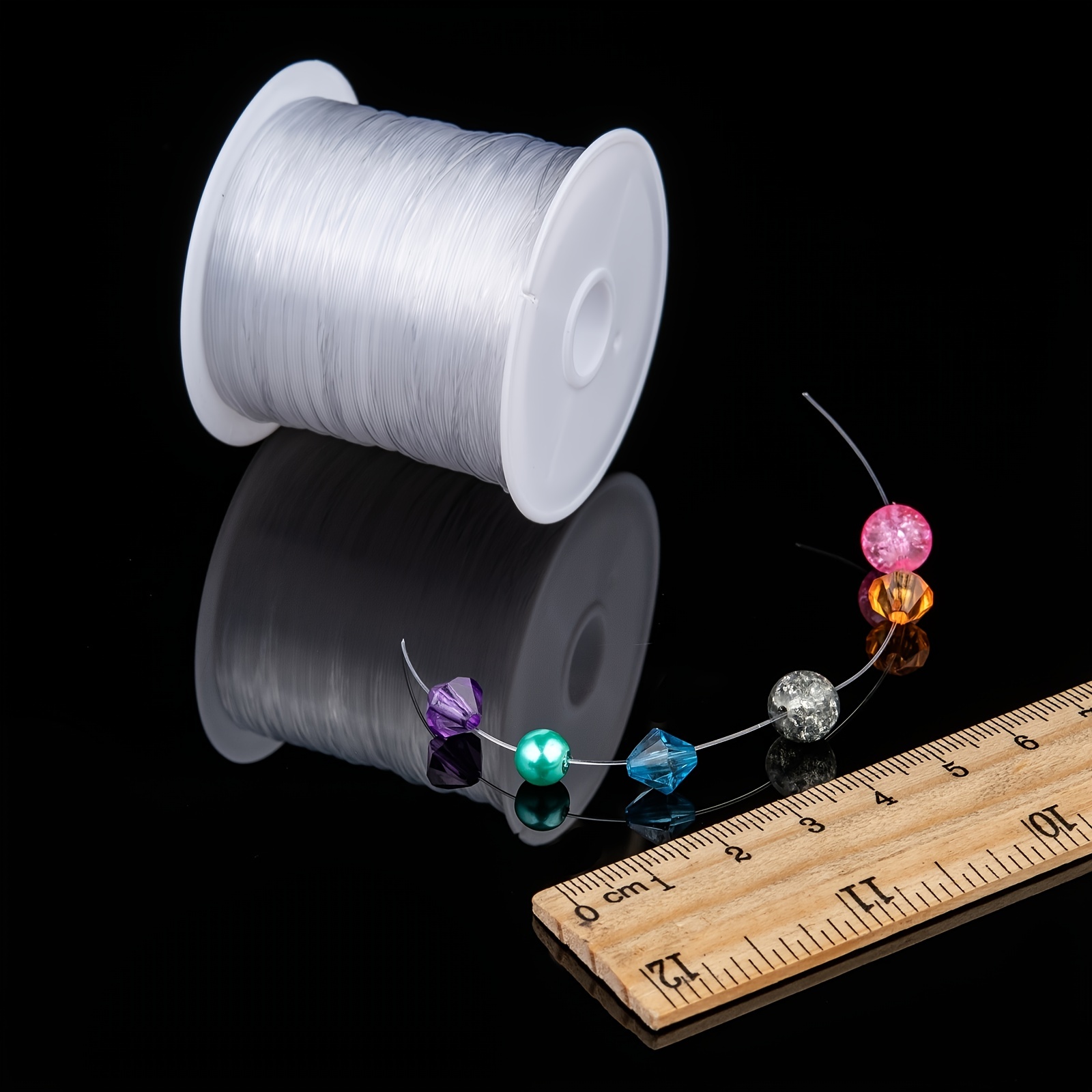 10 Rolls 150m Crystal String 0.8mm Handmade Thread Elastic String