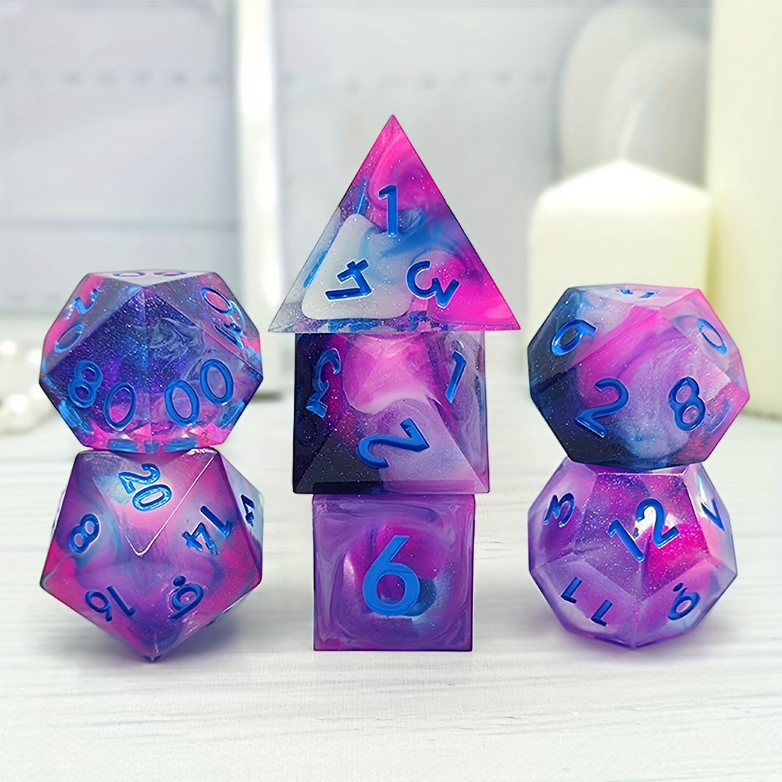 Dice Resin Mold, Dice Mold Set, Polyhedral Game Dice Molds, Multi