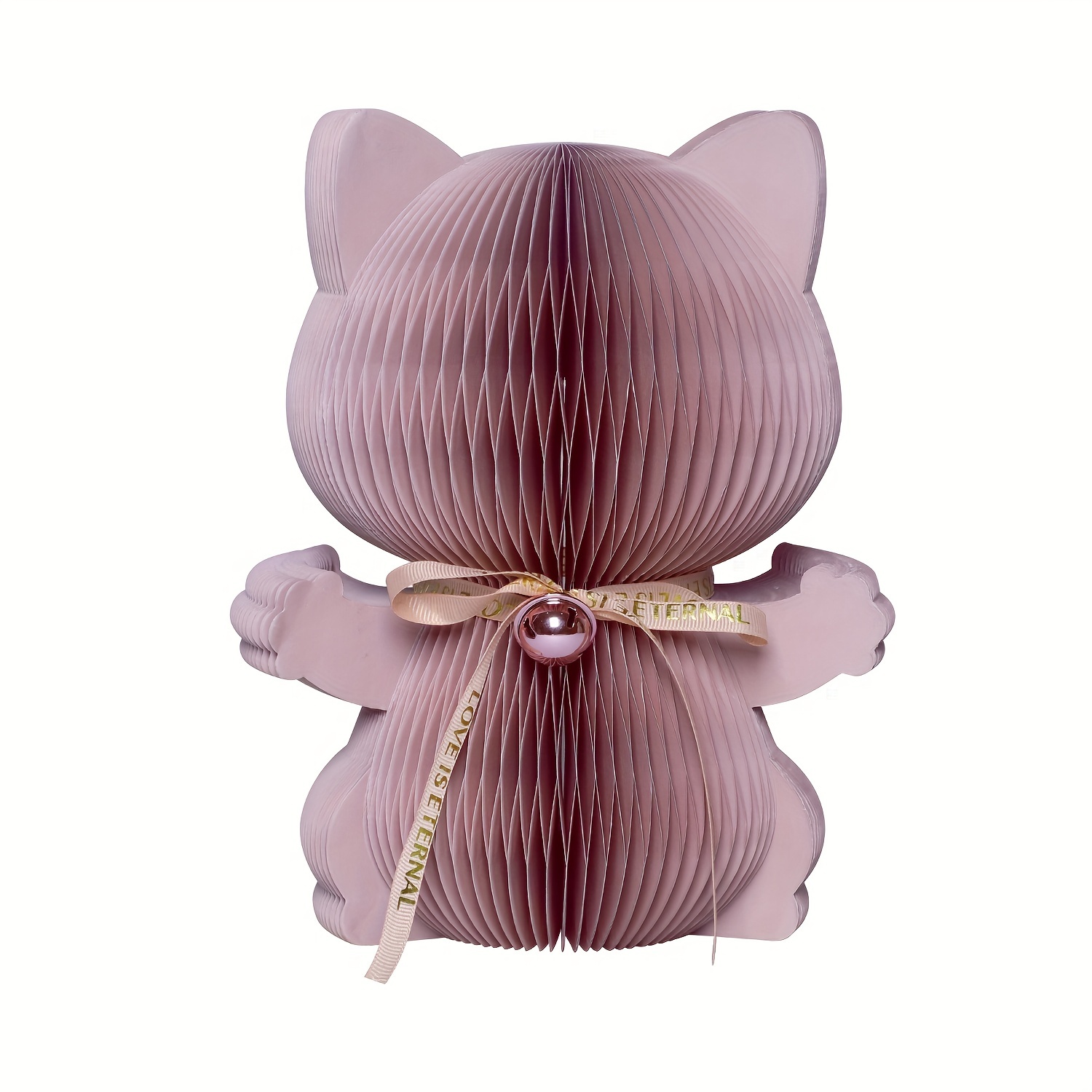 Paper Cute Lucky Cat Ornament Home Furniture Decoration Honeycomb