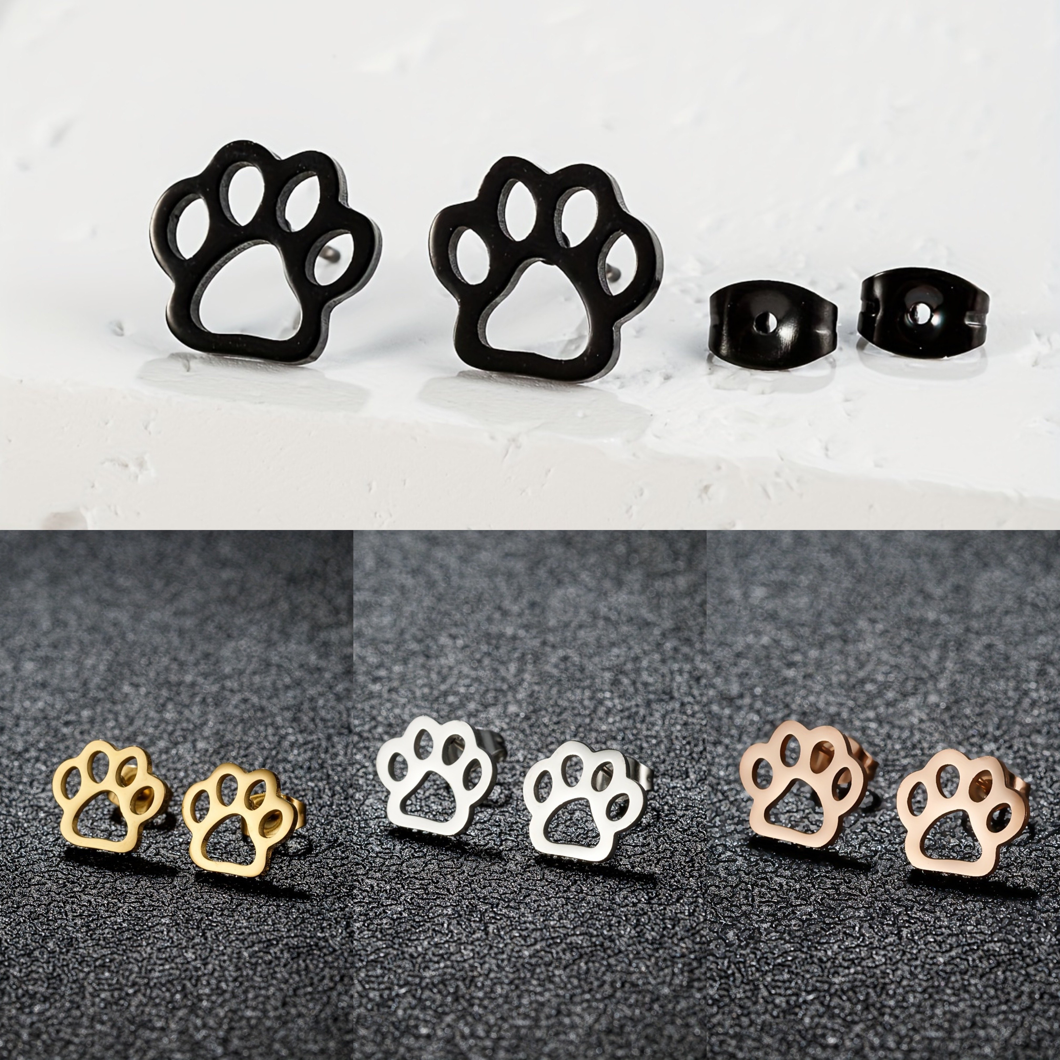 Tear Drop Earring Pendants Mold Hollow Paw Silicone Earrings - Temu