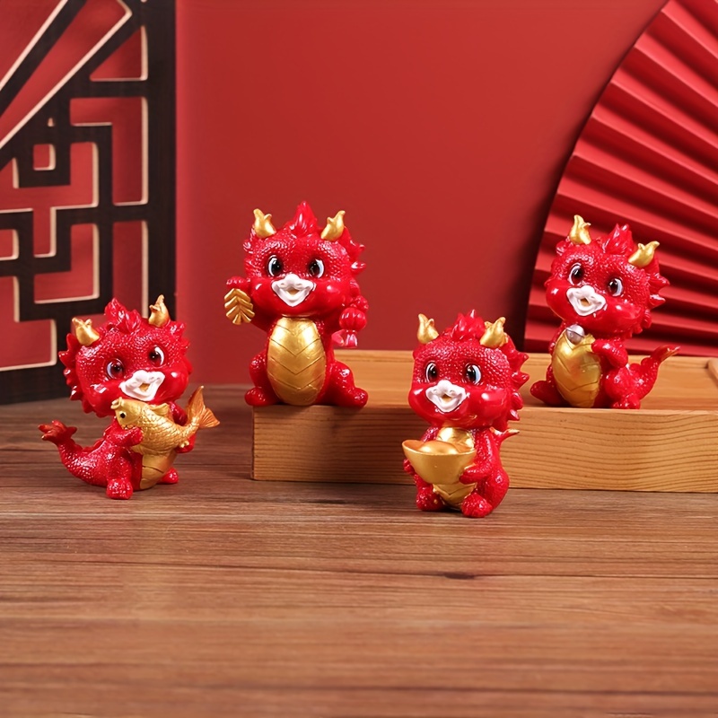 Neue Chinesische Stil Drachen Jahr Ornamente Hausdekoration - Temu