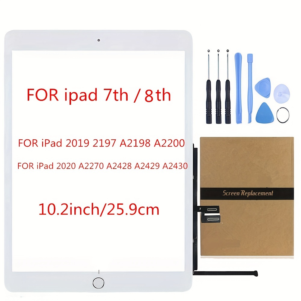 10.2 LCD Screen Replacement for iPad 10.2 7th/8th Gen A2197 A2198 A2200  A2270 A2428 A2429 A2430 Display LCD Screen Replacement Assembly Panel  Premium